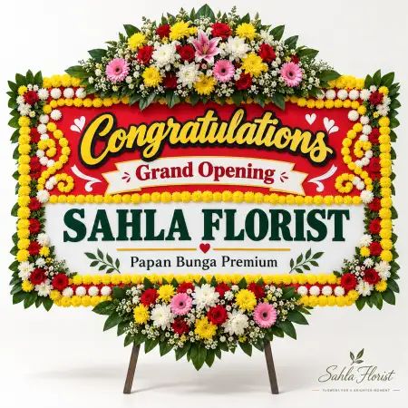 Papan Bunga Ucapan Selamat Pare Pare